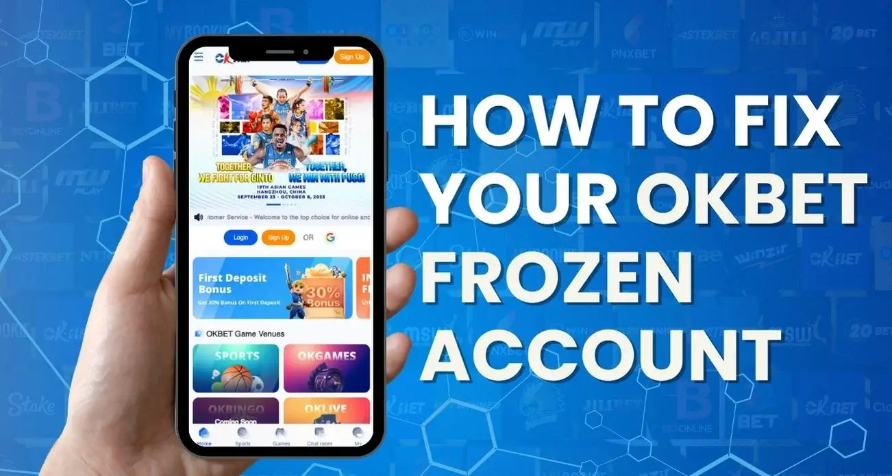 how to fix your okbet frozen account