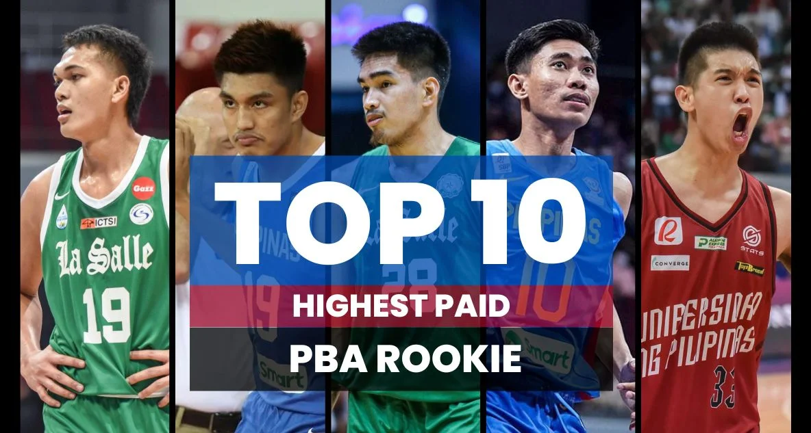 Top10 Highest paid pba rookie