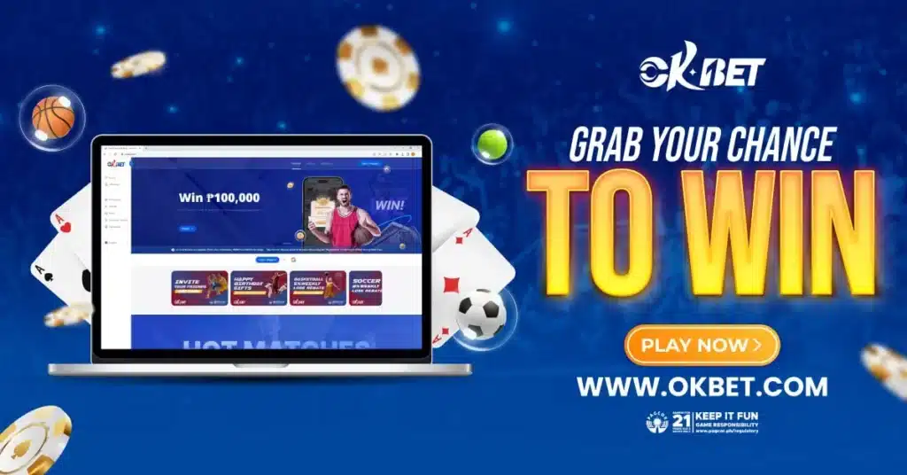 grab your chance to win in okbet sports betting
